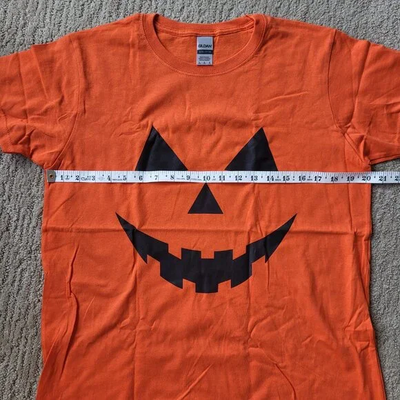 Women's Halloween Pumpkin Face T-Shirt - Size L - NWOT - Gildan - Picture 4 of 6